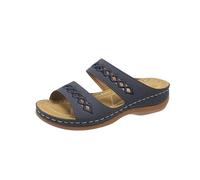 Generisch Sandales plates pour femme - Pieds larges - Sandales de sport nautique - Antidérapantes - Chaussures d'extérieur douces - Rembourrées - Pantoufles de vacances - Respirantes, bleu, 39 EU