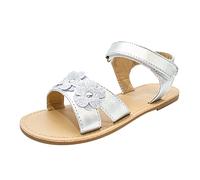 Generisch Sandales pour fille Princesse à la mode Fleurs perlées Princesse Sandales Chaussures pour tout-petit Chaussures d'été en cuir Sandales légères pour fille Sandales Slide Girl Sandales à bride