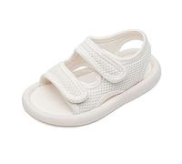 Generisch Sandales pour fille - Unisexe - Décontracté - Bout ouvert - Légères et réglables - Pour le sport - Pour apprendre à marcher, beige, 29 EU