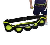 Generisch Sangle de balle de tennis - Sac banane pour cinq balles de tennis, support de balle de tennis, balles de tennis, pickleballs - Accessoire de maintien pour homme et femme