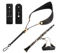 Generisch Sangle de cou pour clarinette basse, harnais de transport réglable pour instruments de musique, collier pour sax ténor | Pour flûte basse, avec confort et stabilité pour débutants et filles