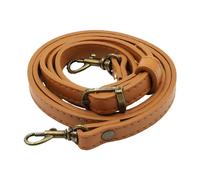 Generisch Sangle de rechange avec boucle pour sac à bandoulière, jaune | Sangle de portefeuille de rechange pour sac à main, sac à bandoulière, ceinture en polyuréthane, accessoire artisanal pour