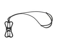 Generisch Sangle de téléphone - Sangle de cou, cravate en silicone sécurisée, laisse de téléphone portable amovible | Support mobile anti-perte, câble de corde réglable durable, design unisexe Phone H