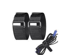Generisch Sangles à griffes de glace | 2pcs Sangles réglables pour raquettes à neige | Bandes antidérapantes | Sangles Pour Crampons | Cinghie Per Ramponi | Correas Para Crampones De Hielo |