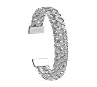 Generisch Schwarze Armbanduhr New Exaggerated European And American Bracelet Women's Trendy Weaving Alloy Hip Hop Handmade Jewelry Perlen Für Armband, Einheitsgröße, Alliage de zinc, Pas de gemme