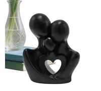 Generisch Sculpture abstraite, parent avec enfant, en résine, œuvre d'art faite à la main pour livres, salon, TV, tableau de bord, anniversaire, décoration de Noël