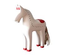 Generisch Sculpture de cheval, objet de collection insolite en bois - Décoration de statue de cheval - Pour amis, adultes, femmes, vacances, intérieur, maison, bureau, bureau, chambre à coucher, salon