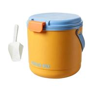Generisch Seau à glace 2 en 1 - Bac à glace avec couvercle et 2 plateaux pour maison, bar, vin, fête, boissons, cocktails, boissons, camping, pique-nique, extérieur