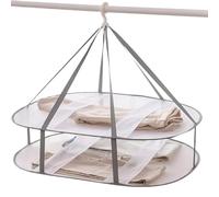 Generisch Séchoir à Linge | Séchoir à Linge Plat Pliable, Grand Filet Portable pour Chaussettes, Pulls, vêtements, Maison, Appartement
