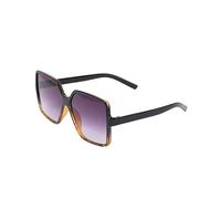 Generisch Sehhilfen Lunettes de soleil à monture large pour femme Sans correction Homme, gris foncé, Taille unique