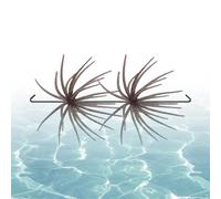 Generisch Señuelos para De Bass - 2 Piezas Flotantes Tipo Erizo De Mar,Accesorios De para Trucha | para Río Lago Orilla Banco Exterior Viaje Regalo Hombre Principiante