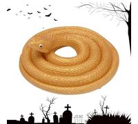 Generisch Serpents jouets qui ont l'air réels - Serpent de simulation de 81,5 cm - Accessoires de farces effrayantes pour la fête d'Halloween pour le poisson d'avril - Accessoires de jardin
