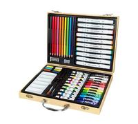 Generisch Set de crayons à dessin - Marqueur pastel à l'huile - Kit créatif pour - Avec fournitures de bricolage, accessoires d'artiste multifonctionnels pour les projets de week-end, les