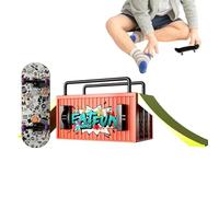 Generisch Set de skateboard Finger - 15 x 10,8 x 7,8 cm - Mini accessoires - Jouet robuste - Améliore la coordination intérieure et extérieure - Pour