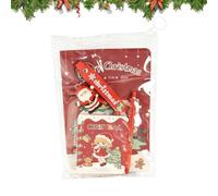 Generisch Set d'écriture pour - Carnet de Noël avec stylo - Porte-clés de Noël | Convient pour prendre des notes et écrire pour l'école, les étudiants, la maison, la salle de classe, les