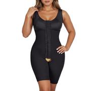 Generisch Shapewear Corset gainant pour femme avec crochet réglable gainant pour tout le corps, amincissant, fesses, grande taille, Noir , XL