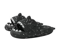 Generisch Shark Slides Slides Slippers pour homme et femme - Pantoufles en EVA antidérapantes avec bout ouvert pour la plage, N, 38/39 EU