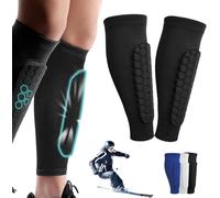 Generisch Shin Defender Shin Guards, Shinbang Protector 2.0, Shinbang Protector Ski, Shin Defender Shin Guards Kids, Fit Conforms to The Leg, Shin Pads Cover for Sports