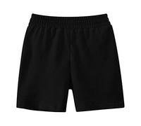 Generisch Short 152 pour enfant - Couleur unie - Décontracté - Mode pour vêtements - Handball - Pantalon de gardien de but, Noir , 2-3 ans