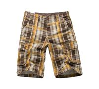 Generisch Short cargo 3/4 pour homme - Pantalon de randonnée léger et respirant - Séchage rapide - Bermuda cargo - Pantalon d'extérieur - Short de sport avec plusieurs poches - Pantalon de loisirs