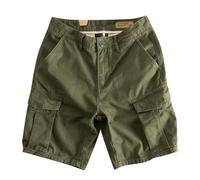 Generisch Short cargo respirant pour homme, longueur quart de longueur, avec poches, pour activités de plein air, vie quotidienne, vert, XXL