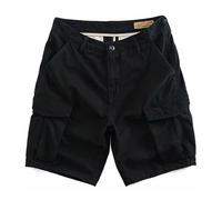 Generisch Short cargo respirant pour homme, longueur quart de longueur, avec poches, pour activités de plein air, vie quotidienne, Noir , L