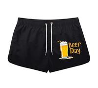 Generisch Short de bain pour homme - Short de bain fluo - Maillot de bain à bière - Costume de bière - Short de bain - Short de bain - Short de bain - Short de bain - Short de bain - Short de bain
