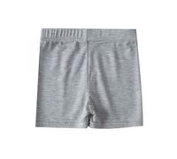 Generisch Short de danse pour enfant fille couleur unie respirant, gris, 3-4 ans