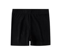 Generisch Short de danse pour enfant fille uni respirant, Noir , 4-5 ans
