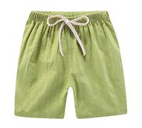 Generisch Short de jogging pour enfant Fashion Lounge Boxer Garçon, vert, 6-7 ans