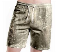 Generisch Short de loisirs pour homme avec imprimé lettres pour festivals d'été, style urbain, confort quotidien, tissu extensible élastique, idéal pour les excursions et les activités décontractées