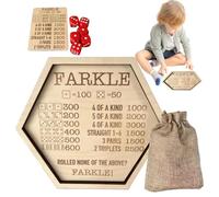 Generisch Shut The Box Plateau à dés | Jeu de dés de Boxe, 6 plateaux de dés, jeu de société, divertissement de table classique pour les fêtes familiales | Activité de jeu pour les réunions à domicile