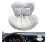 Generisch Siège auto pour peluches, poupées, siège de voiture, siège de présentation, buses d'aération de voiture, siège avec fauteuil douillet, fente d'aération décorative pour poupées d'exposition