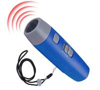 Generisch Sifflet à main - Fonctionne avec piles - 3 tonalités - Sifflet de sécurité d'extérieur avec cordon - Pour sauvetage, arbitre, football, hockey, coaching, entraînement, cours de sport en