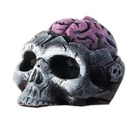 Generisch Sifflet de mort - Crâne d'Halloween - Design cerveau - Instrument d'avertissement décoratif pour adultes - Randonnée - Aventure en plein air