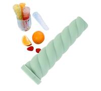 Generisch Silicone sur la tige, moules à cacahuètes en silicone - Long manche réutilisable - Manches pop - 3 couleurs - Crème pour collations, bâtons, jus