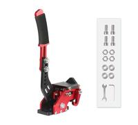 Generisch sim racing shifter, Frein à main de simulateur de course, Compatible avec Logitech G29/G27/G25, capteur d'effet USB for jeux Simracing(Red handbrake)