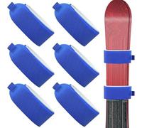 Generisch Skigurte Skigurte - Lot de 6 accessoires de protection de ski - Sangle de maintien pour snowboard et ski - Pour la protection et le transport lors de voyages en plein air pour skieurs hommes
