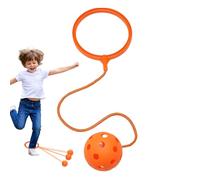 Generisch Skip Ball for Outside - Swing Ball | Exercise Toy - Jeu De Jambe Sauteuse | Pelota De Salto para Niños | Palla Salterella Caviglia | 2026 Pro | School Garden Beach | Fitness | Rouge