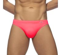 Generisch Slip de bikini taille basse pour homme en nylon uni slip de bain bonnet embarras short de plage cravate maillot de bain noir M, Rose, XL