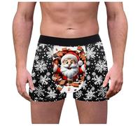 Generisch Slip long pour homme avec imprimé festif de dessin animé, idéal pour les vacances, une utilisation quotidienne comme sous-vêtement confortable et respirant avec un design polyvalent