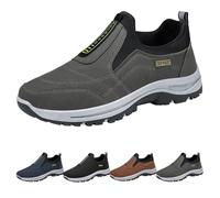 Generisch Slip On Sneakers Chaussures de sport d'extérieur antidérapantes respirantes Chaussures de course sans lacets Chaussures de course légères Chaussures de marche Chaussures de randonnée