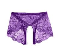 Generisch Slip pour femme avec col en V et dos ouvert dans une élégante broderie en dentelle pour les occasions spéciales, PP1., XXL