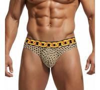 Generisch Slip pour homme avec poche - String doux - Sous-vêtements Bulge - En coton respirant - Tanga - Sous-vêtements de sport doux - Sous-vêtements de sport confortables - Slips fins, jaune, M