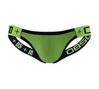 Generisch Slips Homme Coton Taille Basse Hommes Jock Strap avec Dos Ouvert Culotte Évacuation de l'humidité Homme Trunks Ultra Mince Respirant Coton pour la Saint-Valentin, vert, M