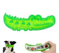 Generisch Slow Feed Chew and Fetch Crocodile, puzzle à alimentation lente pour chiens de taille moyenne et petite, jouet à mâcher interactif et distributeur de traitement, design alligator pour jeu et
