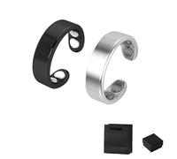 Generisch Sömni Bague pour femme ménopause originale 2025 réglable, aide à la ménopause naturelle pour homme et femme, Acier inoxydable 316, Non.