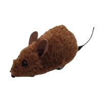 Generisch Souris de Chat animée, interactif de 5,91 Pouces, Souris Mobile avec contrôle Intelligent, Jouet Bruyant avec grincement après l'activité Physique et Amusant