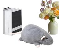 Generisch Souris en peluche, mignonne à câliner, peluche réaliste comme décoration de table - Pour salon, chambre à coucher, table, chambre d'enfant, femme, homme, fille, adulte