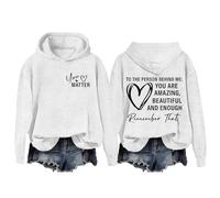 Generisch Sous-veste pour femme Me Dear Person Behind Me You Are Amazing Enough Unisexe Bordeaux Pull Femme, Blanc., XXL